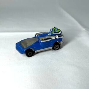 Kenner Fast Twin Tank Turbo Kenner Fast 1981 Blue Vintage Car 1:64 Diecast Used